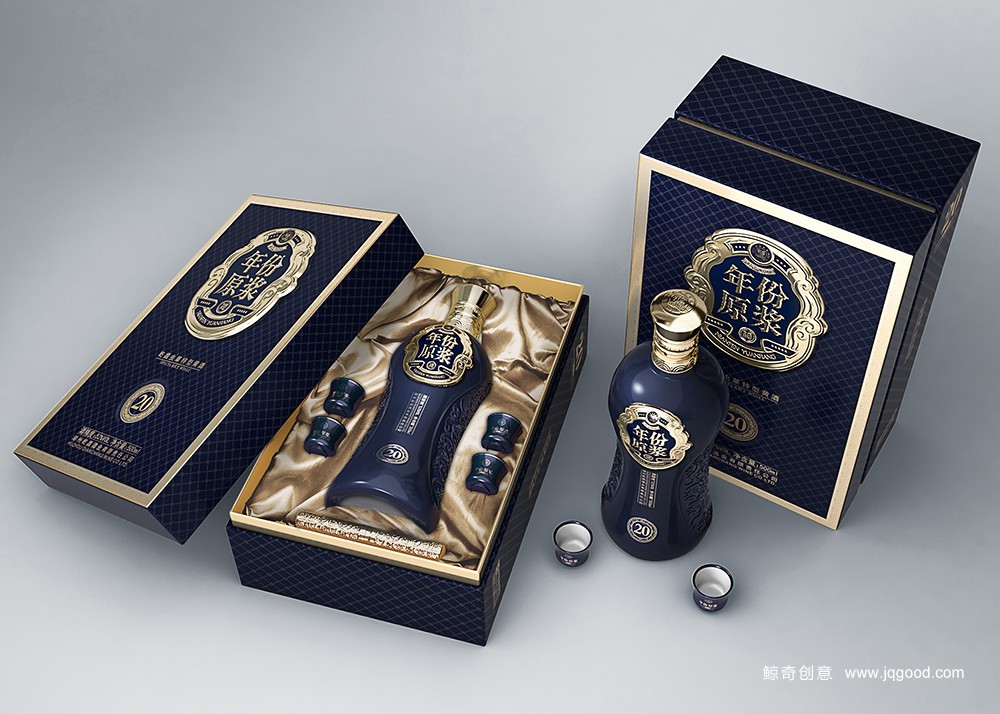 年份原浆高端礼盒白酒包装设计